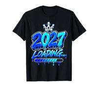 2027 Chargement coloré Graffiti Nouvel an Design T-Shirt