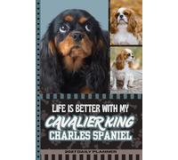 2027 Daily Planner: One Page Per Day / 6x9 Dated Organizer With Hourly Diary - 1 Hour Time Slots / To Do List / Notes Section / Scheduling / Cavalier King Charles Spaniel Dog Art Cover