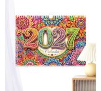 2027 DIY Diamond Art Calendar - 12 Month Wall Planner | 5D Drill Kit