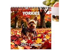 2027 Dog Wall Calendar - Paper | 12 Month Cute Monthly Planner
