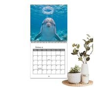 2027 Dolphin Wall Calendar - 12-Month Marine Life Photo Planner | Spacing For Daily Planning - Designed With Generous Monthly Grid Blocks To Easily Track Appointments, School Deadlines