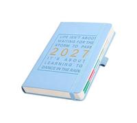 2027 English Weekly Planner A5 Schedule Notebook with Elastic Band & Pen Holder