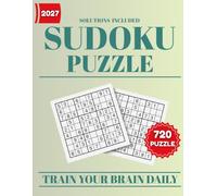 2027 Hard Sudoku Puzzle Book for Adults:: Challenging Puzzles for Brain Training