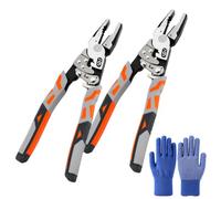2027 New 9 Inch Ratchet Self-Locking Wire Cutter (2PCS)