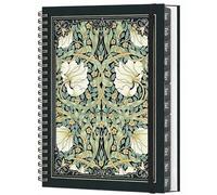 2027 Planner Weekly and Monthly, Monthly & Weekly Planner with Tabs, Twin-Wire Binding A5 Diary 2027 Week to View(Morris Floral)