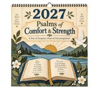 2027 Psalms Scripture Wall Calendar - Christian Art & Monthly Verses | | 8.27x11.81 Inch (A4 Size), 200g Quality Paper, Monthly Verses & Artwork, for Home, Office, Prayer Room & Church