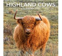 2027 Scotland Calendar: Highland Cows - Square Wall Calendar - Month to View - 12 Months