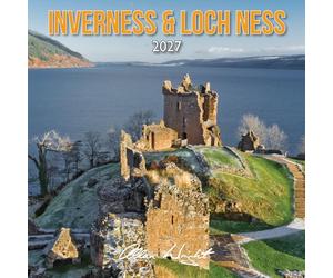 2027 Scotland Calendar Inverness & Loch Ness - Wall Calendar - Month to View - 12 Months