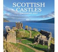 2027 Scotland Calendar: Scottish Castles - Square Wall Calendar - Month to View - 12 Months