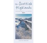 2027 Scotland Calendar: Scottish Highlands Appointments - Slim Wall Calendar - Month to View - 12 Months - Hanging Wall Calendar - Wiro Bound