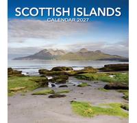 2027 Scotland Calendar: Scottish Islands - Square Wall Calendar - Month to View - 12 Months