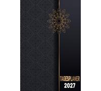 2027: Tagesplaner 1 tag 1 seite mit uhrzeit von 7:00 bis 21:30 Uhr für 365 Tage | von Januar bis Dezember 2027 | ein Monat = Seiten | din A5