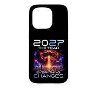 2027 The Year Everything Changes First Contact Alien UFO Coque pour iPhone 15 Pro