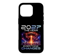 2027 The Year Everything Changes First Contact Alien UFO Coque pour iPhone 16 Pro