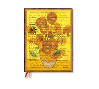 2027 Van Gogh, Sunflowers Ultra Vertical Hardcover 12-Month, 176pg, 100GSM, 2027 Planners by Paperblanks (Embellished Manuscripts Collection)