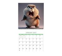 2027 Wall Calendar, Funny Monthly Planner With Thick Paper Pages, Weekly