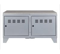 202794 - Meuble bas 2 portes - MÃ©tal -