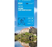 Carte de randonnée IGN Série Bleue n° 2027 - Bélâbre, Saint-Benoît-du-Sault