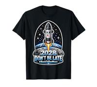 2028 Ne sois Pas en Retard #BackToTheMoon T-Shirt