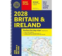 2028 Philip’s Road Atlas Britain & Ireland: (A4 Spiral)