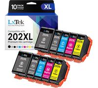 202Xl Compatible Multipack Pour Epson 202 Xl Pour Epson Xp 6100 Pour Expression Premium Xp-6100 Xp-6000 Xp-6105 Xp-6005 Xp-6001 (10-Pack)
