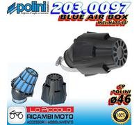 203.0097 Filtre à Air Champignon Blue Air Box POLINI Incl. 30° Hohl CP 24 26 28