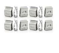 203050100Pcs Clips de Câble Solaire, Attache Bord pour Systèmes Photovoltaïques, en Acier Inoxydable (100pcs)