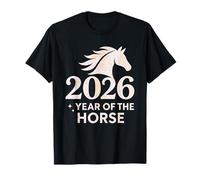 2031 Year of The Horse Shirt White- Fun Happy Lunar New Year T-Shirt