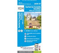 IGN - Sarlat-La-Canéda Souillac / Vallée De La Dordogne - Taille unique