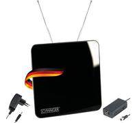 20372 DVBT-2 Active Antenna Indoor Digital TV Antenna Signal Amplification LTE Blocking Filter Reception DVB-T Dab+ FM Piano Effect Lacquer