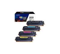 203x cartouche de toner compatible pour hp 203x cf540x 203a cf540a pour hp color laserjet pro mfp m281fdw-m254dw-mfp m281fdn-mfp