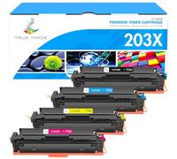 203X CF540A Compatible pour HP Color LaserJet Pro M281fdw Toner 4-Pack