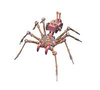 204 pièces Venom Fang Sentinel Spider B, modèle d'insectes steampunk 3D en métal, kit de montage mécanique à monter soi-même