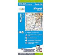 Carte de randonnée IGN Série Bleue n° 2044 - Muret, Saint-Lys