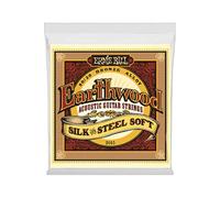Ernie Ball Earthwood Silk & Steel Cordes souples, Bronze 80/20, pour guitare acoustique, calibre 11-52