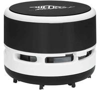 [205 20101] WEDO Aspirateur de Table Plastique à Piles Noir/blanc