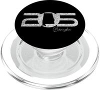 205 Birmingham Alabama Local Al Code régional Silhouette d'État PopSockets PopGrip pour MagSafe