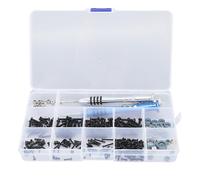 205 pièces RC Repair Repair Set Vis métalliques de haute qualité Roulements Contrôles hexagonaux pour Traxxas 1/18 Télécommande L'entretien et le serrage Boîte de rangement en