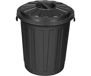 2053701 Poubelle Plastique Graphite 50 L Taille Supermax 6089