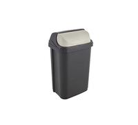 keeeper Poubelle avec Couvercle Coulissant, 25 L, Rasmus, Gris Graphite