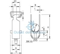 2056 46 FT Chassis Support de Cordon