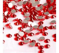 2058-Light Siam, SS8 1440pcs Nail Art Strass, SS3-SS34 Light Crystal Flatback Non Hot Fix Strass pour l'artisanat