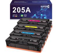 205A Compatible Avec Hp 205A 205X Cf530A Cf531A Cf532A Cf533A Cartouches De Toner Pour Imprimante Hp Color Laserjet Pro M154A M154Nw Mfp M181Fw M180N M180 M180Nw M181
