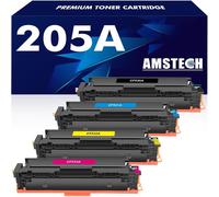205A Mfp M181Fw Toner Compatible Pour Hp 205A Cf530A Pour Color Laserjet Pro Mfp M181Fw M180N M180Nw M154Nw M154A M181 M180 M154 Cf531A Cf532A Cf533A (Noir Cyan Jaune Magenta,4-Pack)