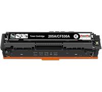 205A Noir Toner Pour Hp 205A Cf530A Cartouche De Toner Compatible Pour Hp Color Laserjet Pro Mfp M180 M180N M181Fw M180Nw M180Fw M181 M181N M154A M154Nw 154Nw Imprimante (1 Noir)[Marque3038]