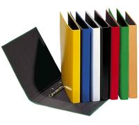 PAGNA Classeur à anneaux Basic Colours DIN A4 Largeur de dos: 35 mm noir 2 anneaux, mécanisme rond 20606-01 Noir G