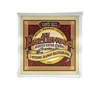 Ernie Ball Earthwood Cordes Banjo Bluegrass avec extrémité à boucle, Bronze 80/20, pour guitare acoustique à 5 cordes, calibre 9-20