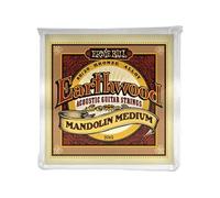 Ernie Ball P02065 Earthwood Mandolin Cordes moyennes avec extrémité à boucle, Bronze 80/20, pour guitare acoustique, calibre 10-36