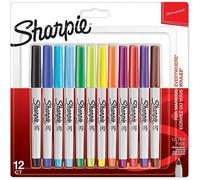 [2065408] Sharpie blister de 12 marqueurs indélébiles pointe ultra fine