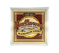 Ernie Ball Cordes mandoline Earthwood – légères, Bronze 80/20, extrémité à boucle, calibre 9-34